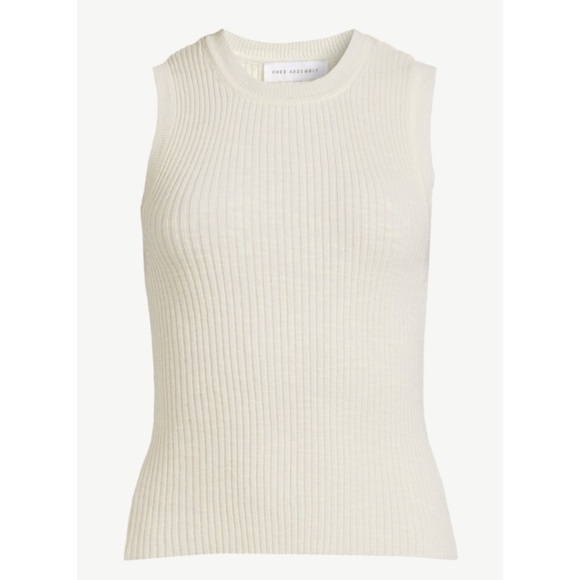 🆕 Free Assembly Ribbed Sweater Tank Top Women’s XL 16 18 NWT New! - Picture 5 of 8